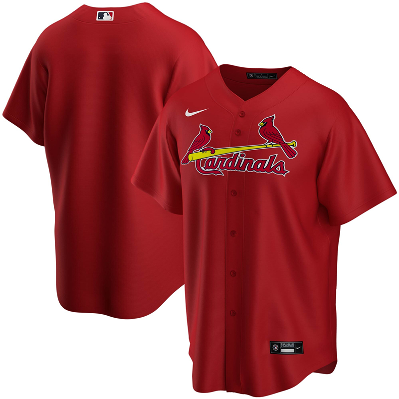 2020 MLB Men St. Louis Cardinals Nike Red Alternate 2020 Replica Team Jersey 1->philadelphia phillies->MLB Jersey